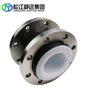 304法蘭襯四氟橡膠接頭